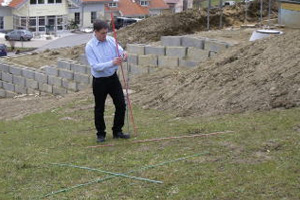 Ausmessung bestehender Erdstrahlung